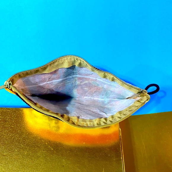 EGYPTIAN COIN PURSE PHARAOH THEMED CARD ORGANIZER 4”x6” ZIPPER TOP - Picture 12 of 14